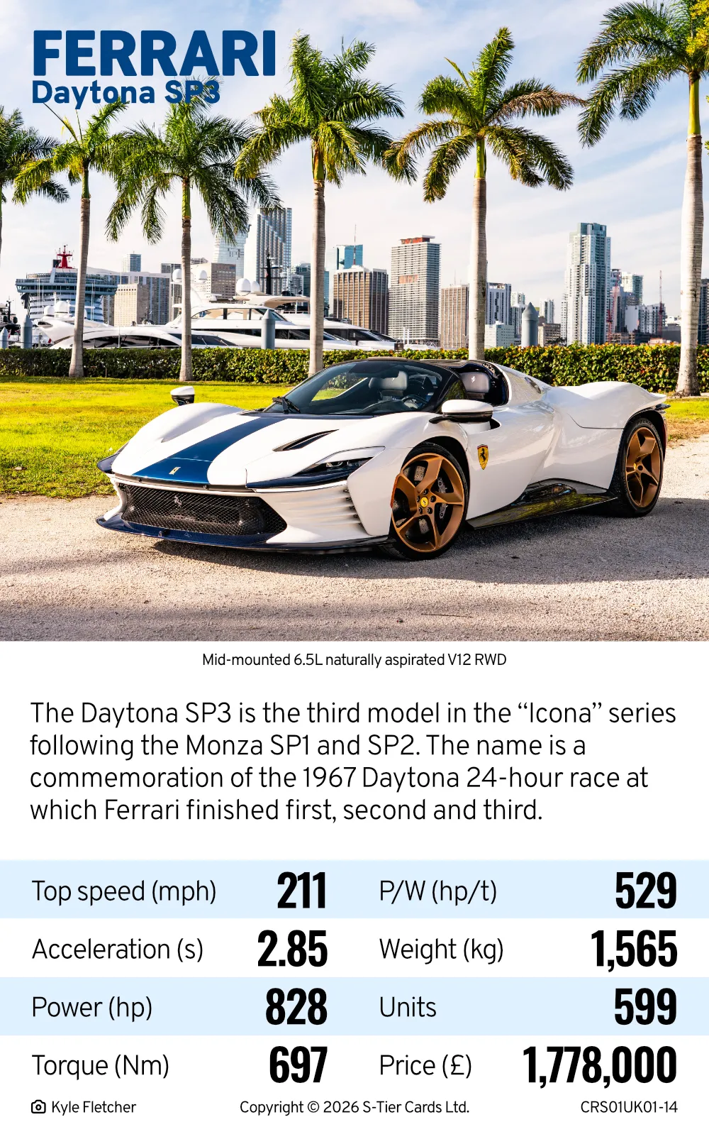 Sample card 2 from Cars 2026 Edition